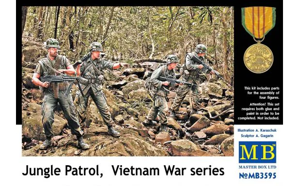 Masterbox 1:35 - Jungle Patrol Vietnam War Series