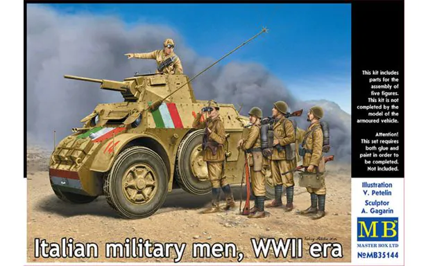 Masterbox 1:35 - Italian Military Men WWII