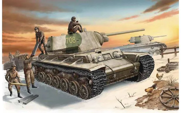 Trumpeter 1:35 - KV-1 Russian (1942) Heavy Cast Turret Tank