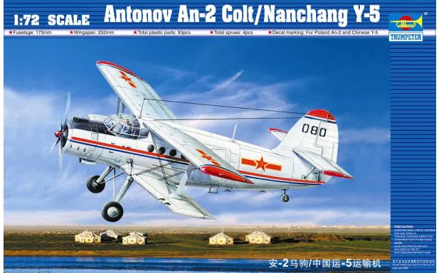 Trumpeter 1:72 - Antonov An-2 Colt/Nanchang Y-5