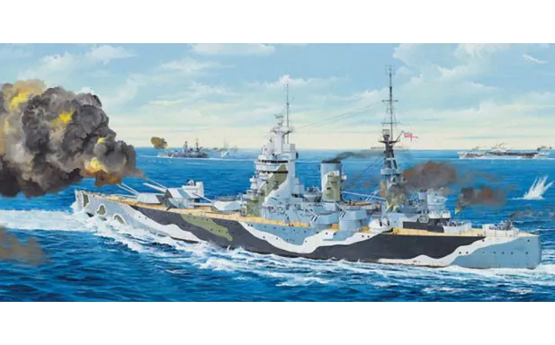 Trumpeter 1:200 - HMS Nelson (1944)