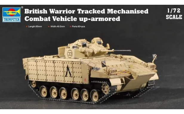 Trumpeter 1:72 - British MCV80 Warrior with enhanced armour