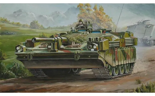 Trumpeter 1:72 - Swedish Strv103C tank