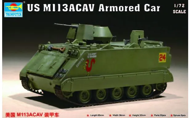 Trumpeter 1:72 - M113ACAV US Army Armoured Car
