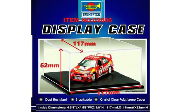 Trumpeter Display Cases - 117mm x 117mm x 52mm