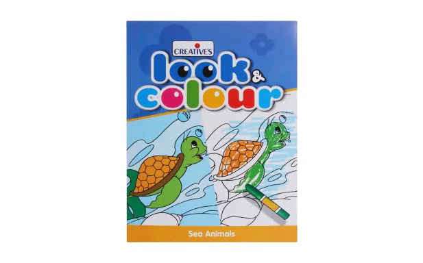 * Creative Books - Look N Colour -Sea Animals