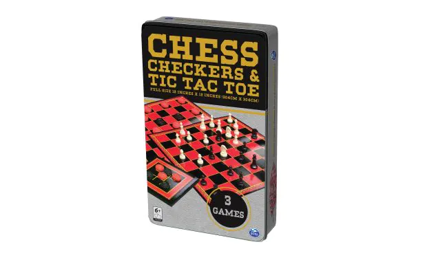 * Spin Master - Chess /Checkers Tin (CDL58325)