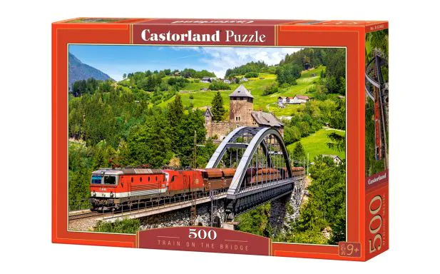 Castorland Jigsaw 500 pc - Train on the Bridge