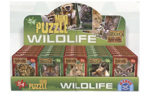 * D-Toys - Mini Puzzle Asso rtment - Wildlife