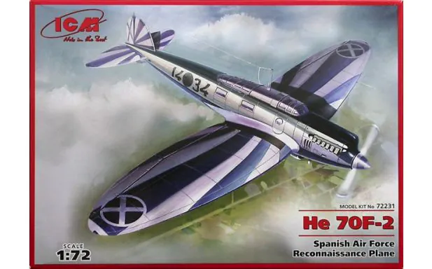 ICM 1:72 - He 70F-2, Spanish Reconnaissance Plane