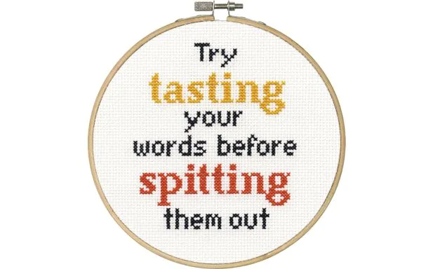 Dimensions Counted X Stitch - Tasting your Words