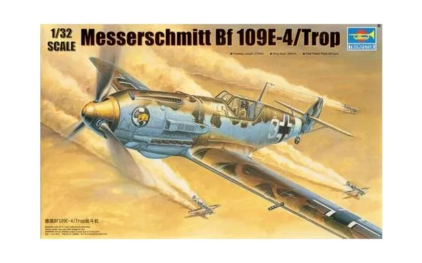Trumpeter 1:32 - Messerschmitt Bf 109E-4/Trop