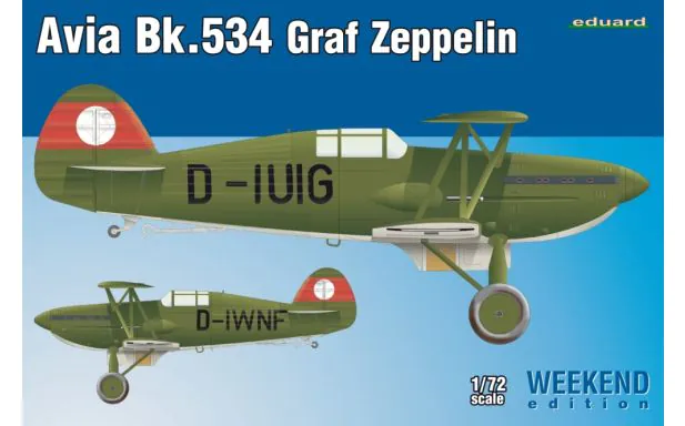 Eduard Kit 1:72 Weekend - Avia Bk-534 Graf Zeppelin