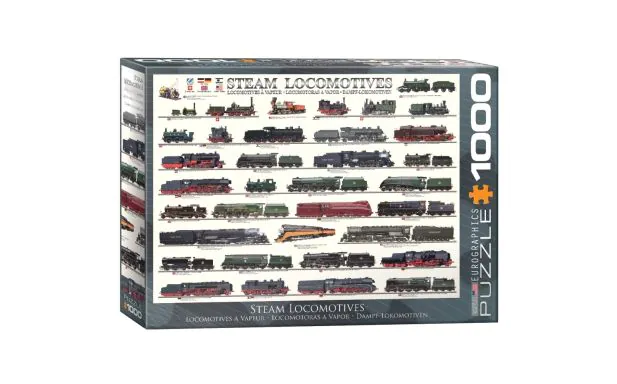 Eurographics Puzzle 1000 Pc - Steam Locomotives