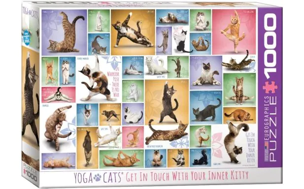 Eurographics Puzzle 1000 Pc - Yoga Cats