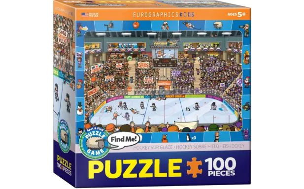 Eurographics Puzzle 100 Pc - Spot & Find - Hockey (MO)