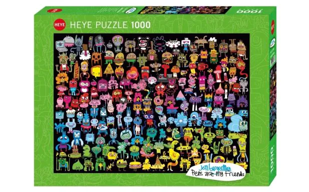 Heye Puzzles - 1000 Pc - Doodle Rainbow