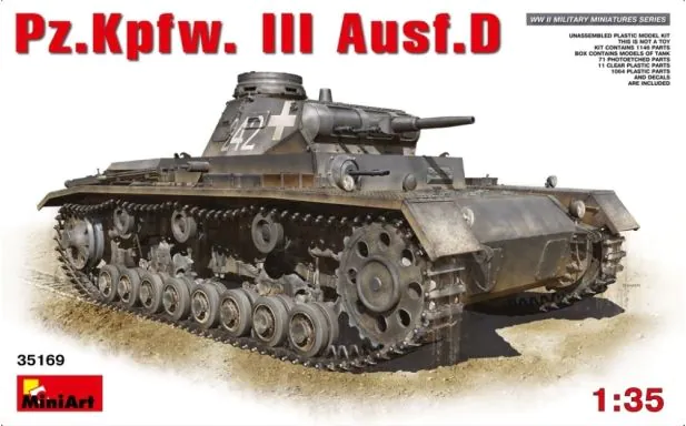 Miniart 1:35 - Pz.Kpfw.III Ausf.D