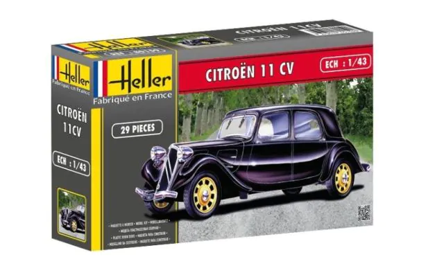 Heller 1:43 Gift Set - Citroen 11 CV