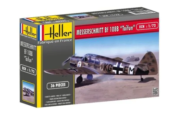Heller 1:72 Gift Set - Messerschmitt Bf 108 Taifun
