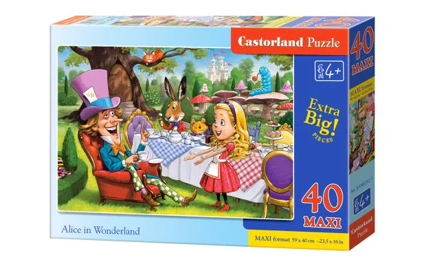 Castorland Jigsaw Premium Maxi 40 Pc - Alice in Wonderland