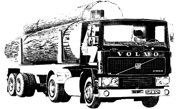 Heller 1:32  - Volvo F12-20 Globetrotter & Timber Trailer