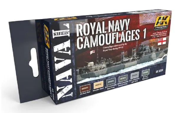 AK Interactive Set - Royal Navy Camouflages Set 1