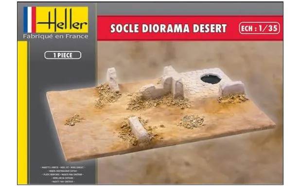 Heller 1:35 - Socle Diorama Desert Base