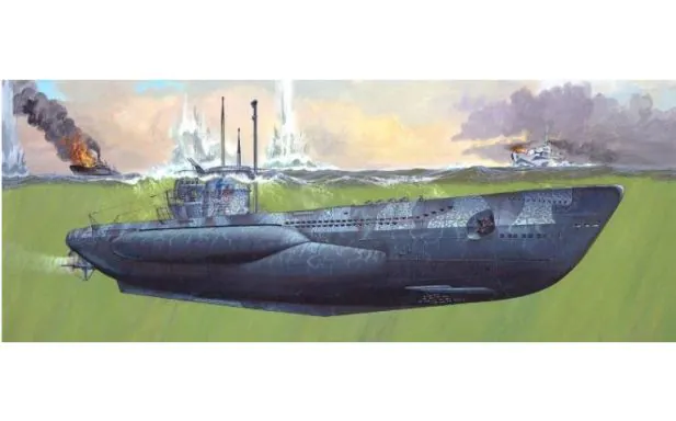 Revell Kits Platinum 1:72 - Type VII C/41 German Submarine