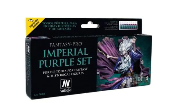 AV Vallejo Fantasy Set - Imperial Purple (8)