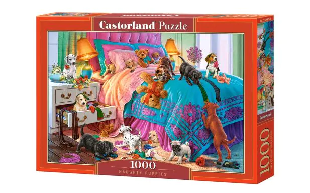 Castorland Jigsaw 1000 pc - Naughty Puppies