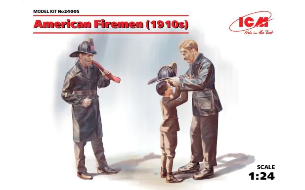 ICM 1:24 - American Firemen (1910's) 3 Figs