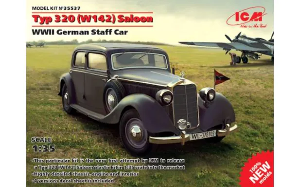 ICM 1:35 - Typ 320 (W142) Saloon, WWII German Staff Car