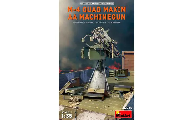 Miniart 1:35 - M-4 Quad Maxim AA Machine Gun