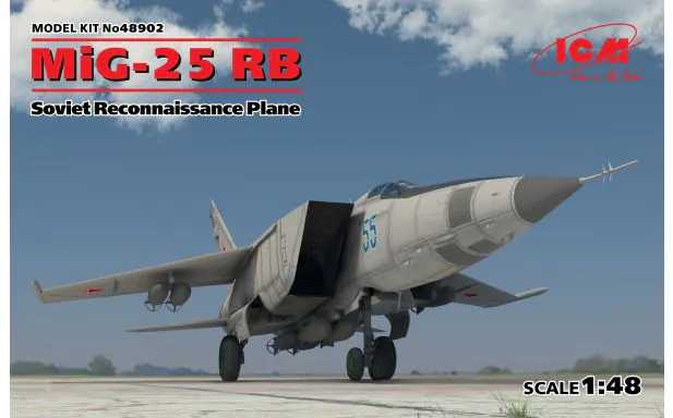 ICM 1:48 - MiG-25 RB Soviet Reconnaissance Plane