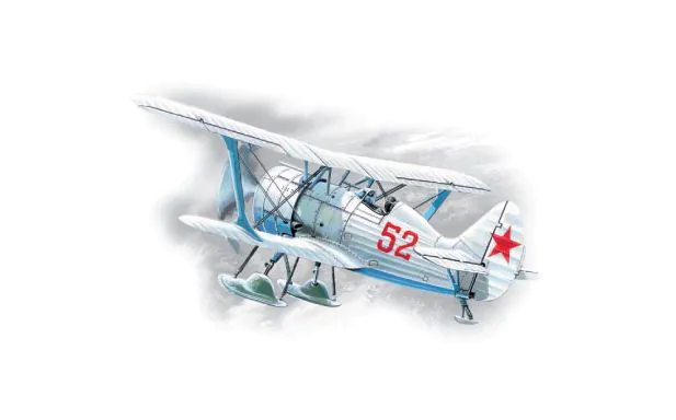 ICM 1:72 - I-15 bis, WWII Soviet Biplane Fighter Winter