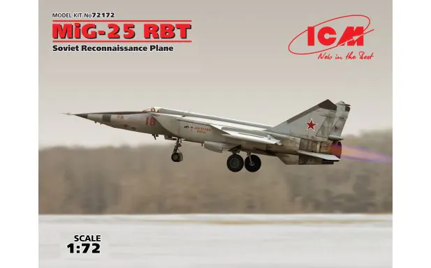 ICM 1:72 - MiG-25 RBT, Soviet Reconnaissance Plane