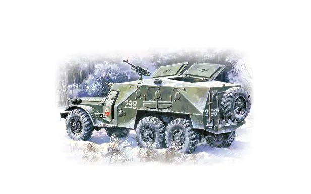 ICM 1:72 - BTR-152S, Armoured Command Vehicle