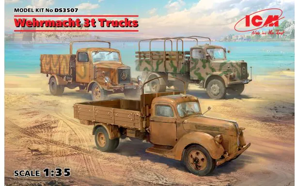 ICM Diorama 1:35 -Wehrmacht 3t Trucks