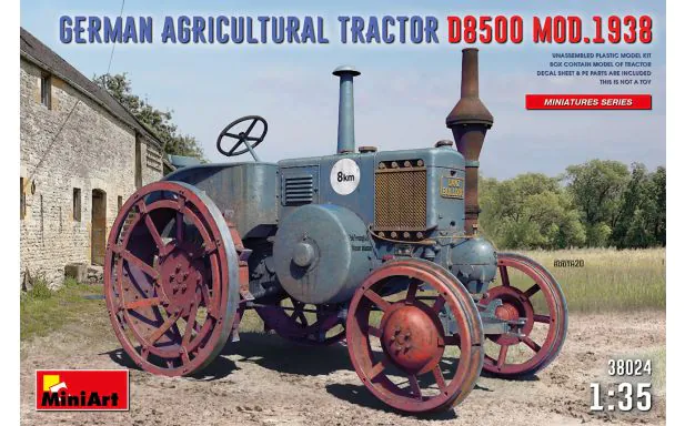 Miniart 1:35 - German D8500 Mod 1938 Agricultural Tractor