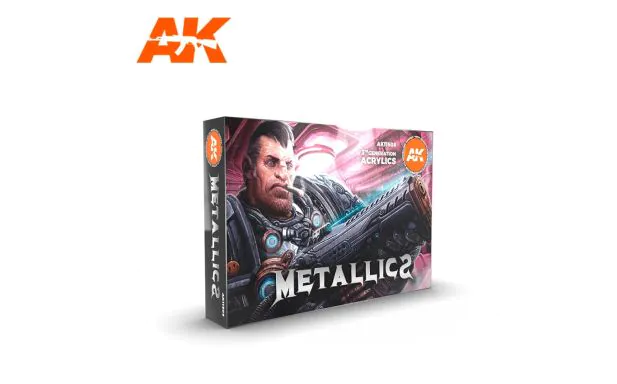 AK Interactive Set - Metallics Set