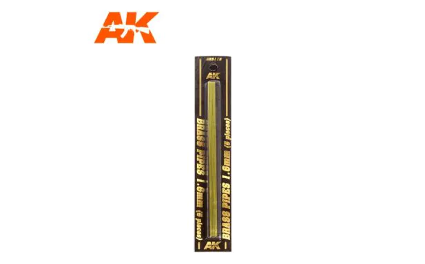 AK Interactive - Brass Pipes 1.6mm, 5 units