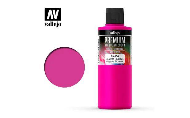 AV Vallejo Premium Color - 200ml - Fluorescent Magenta