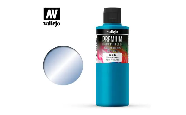 Vallejo Premium Color - 200ml Pearl & Metallics Blue