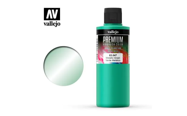 Vallejo Premium Color - 200ml Pearl & Metallics Green