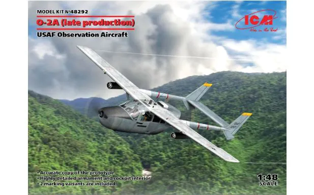 ICM 1:48 - Cessna O-2A USAF Observation (Late Prod)