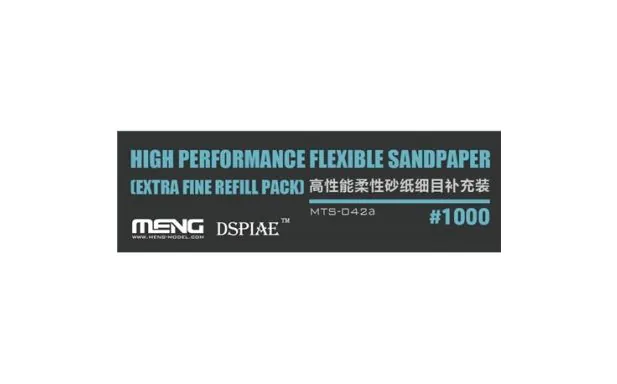 Meng Model - Flexi Sandpaper Extra Fine 1000# (x6)