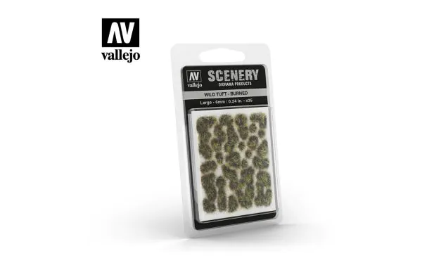 AV Vallejo Scenery - Wild Tuft - Burned, Large: 6mm