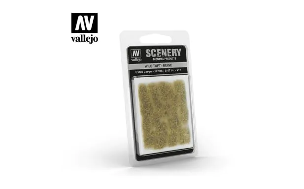 AV Vallejo Scenery - Wild Tuft - Beige, XL: 12mm