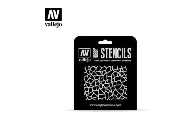 AV Vallejo Stencils - 1:32 Giraffe Camo WWII